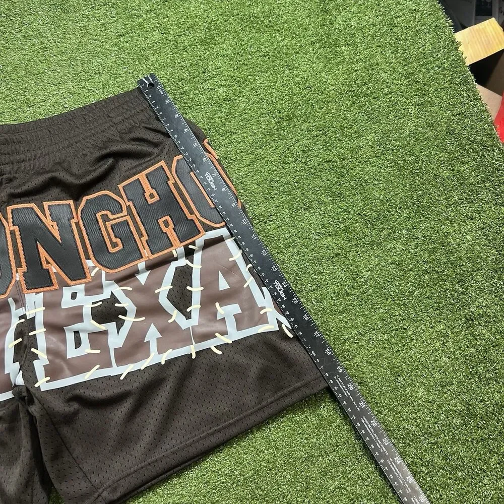 Travis Scott Texas Longhorns Mitchell & Ness Shorts Size 2XL